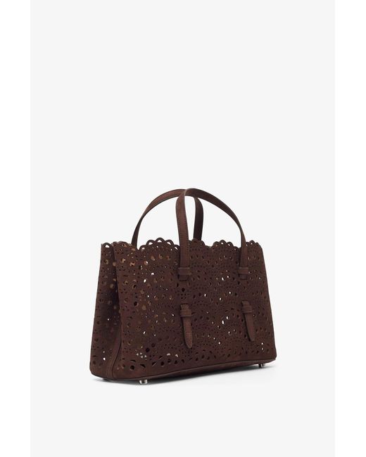 Alaïa Mina 25 Ew Vienne Vague Brown Tote Bag | Lyst UK