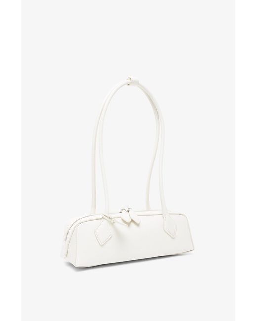 Alaïa Multicolor Le Teckel Small White Leather Bag