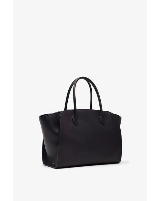 The Row Marlo 12 Black Leather Bag