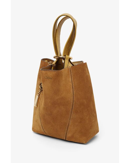 Chloé Brown Chloe Spinn Small Khaki Bag
