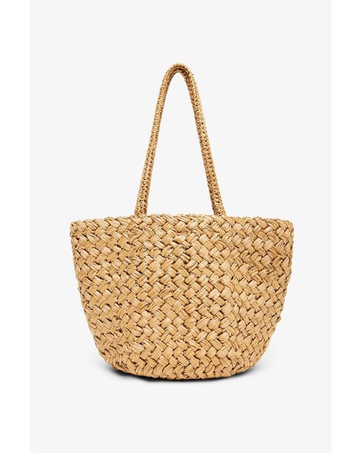 The Row Metallic Estelle Two Raffia Bag