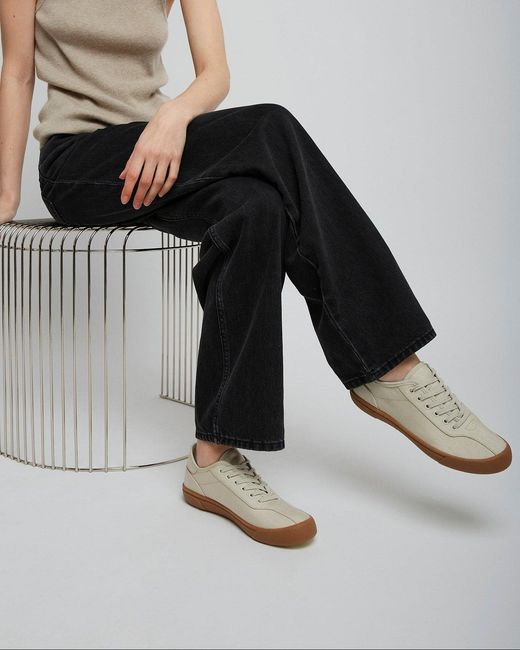 The Row White Canvas Sneakers