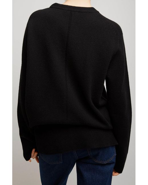 The Row Blue Sibem Cashmere Wool Sweater