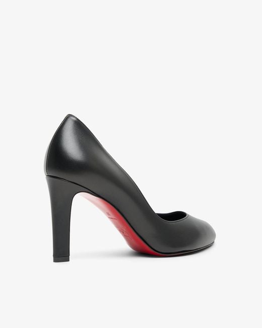 Christian Louboutin Fannylove 85 Black Nappa Pumps