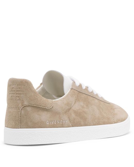 Givenchy Natural Town Low-top Beige Suede Sneakers