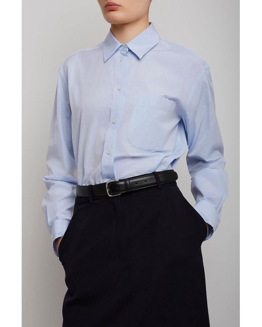 The Row Gavina Light Blue Cotton Shirt