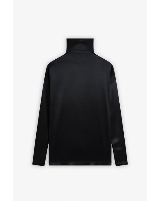 Phoebe Philo Liquid Black Knot Collar Top