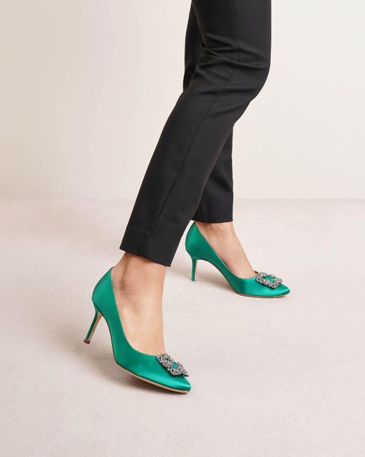 manolo blahnik emerald