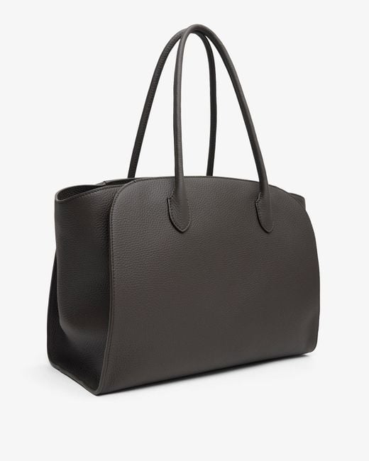 The Row Black Marlo 14 Walnut Bag