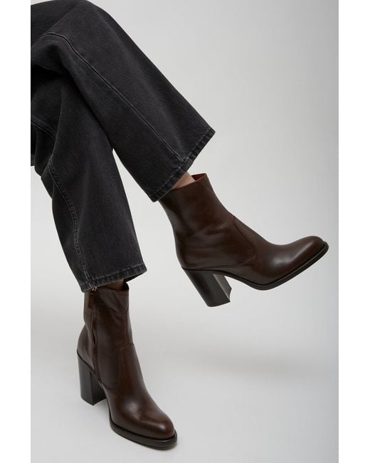 Chloé Phoenix Dark Brown Leather Boots