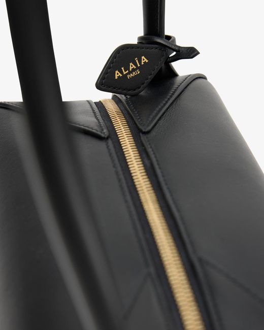 Alaïa Le Bouledogue Medium Black Leather Bag