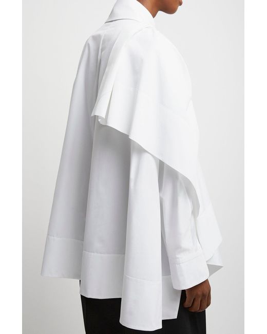 Givenchy Bow White Cotton Shirt