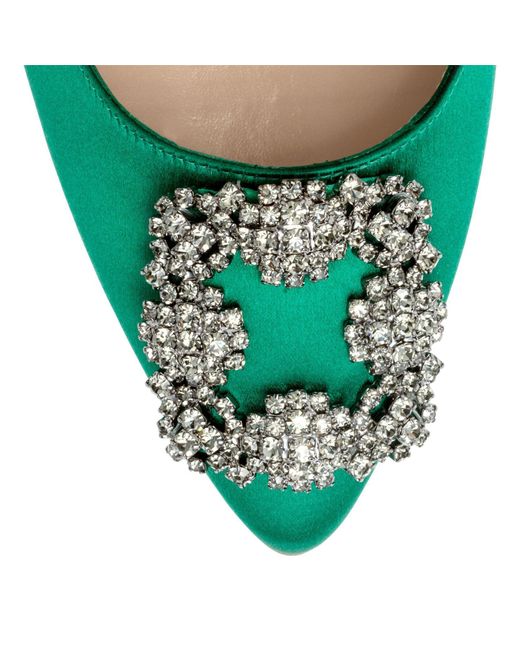 manolo blahnik emerald green