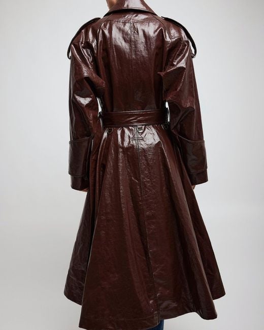 Chloé Brown Double-breasted Riding Coat