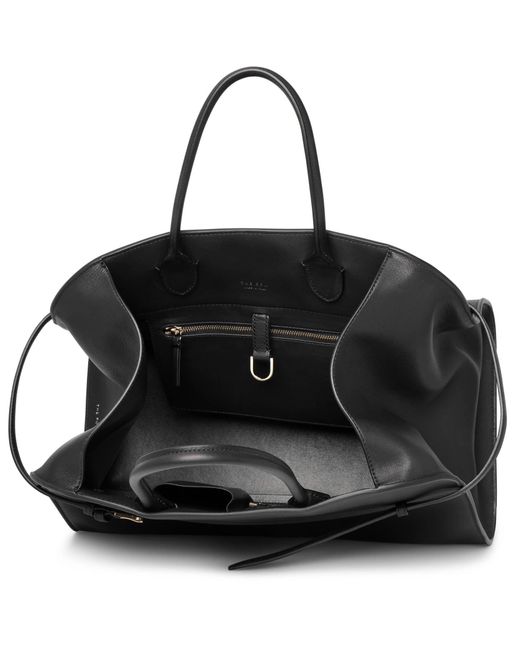The Row Margaux Belt 15 Black Saddle Bag | Lyst