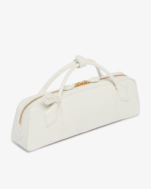 Alaïa Natural Le Teckel Snow Clutch