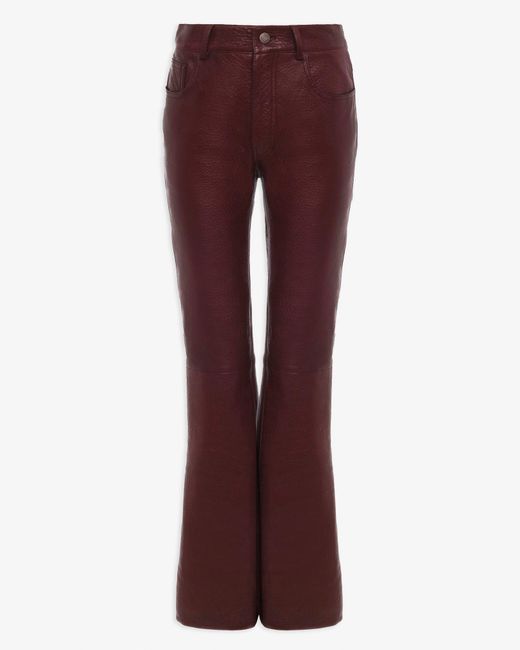 Chloé Flared Trousers In Leather
