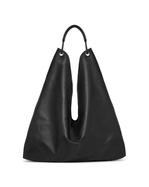 The Row Black Bindle 3 Leather Shoulder Bag