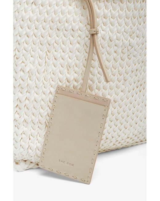 The Row White Didion Ivory Shoulder Bag