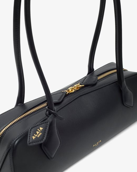 Alaïa Le Teckel Medium Black Smooth Leather Bag