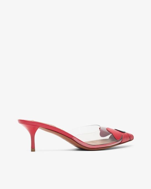 Alaïa Pink Bloom 55 Mules