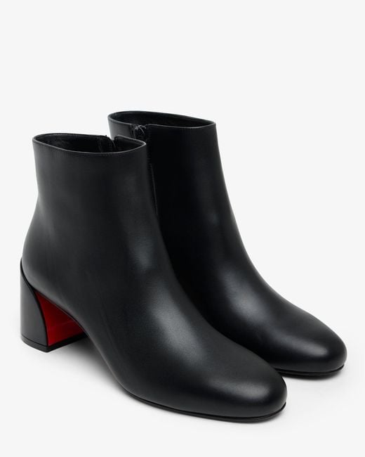 Christian Louboutin Jane 55 Black Ankle Boots