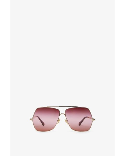 Chloé Aly Pink Sunglasses
