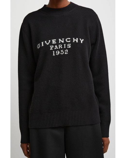 Givenchy Crew Neck Black Sweater