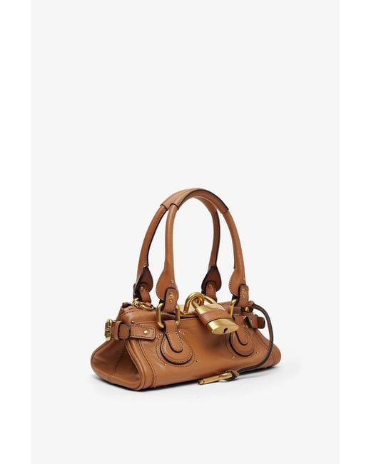 Chloé Paddington Small Brown Leather Bag