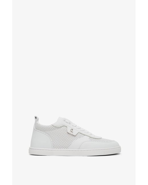 Christian Louboutin Tutti Rui White Leather Sneakers