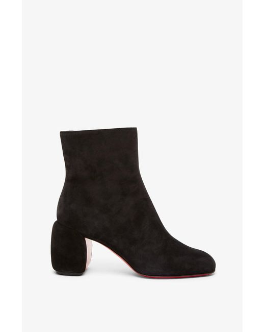 Louboutin black suede boots new arrivals