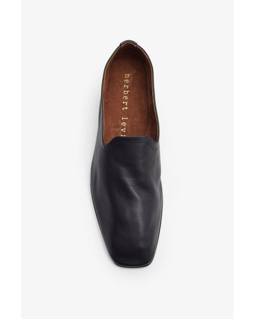 Herbert Levine Multicolor 30 Soft Leather Black Loafers