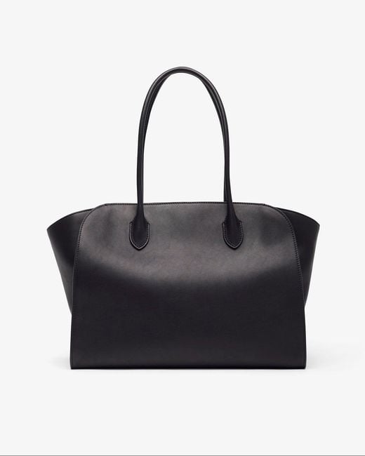 The Row Marlo 14 Black Leather Bag