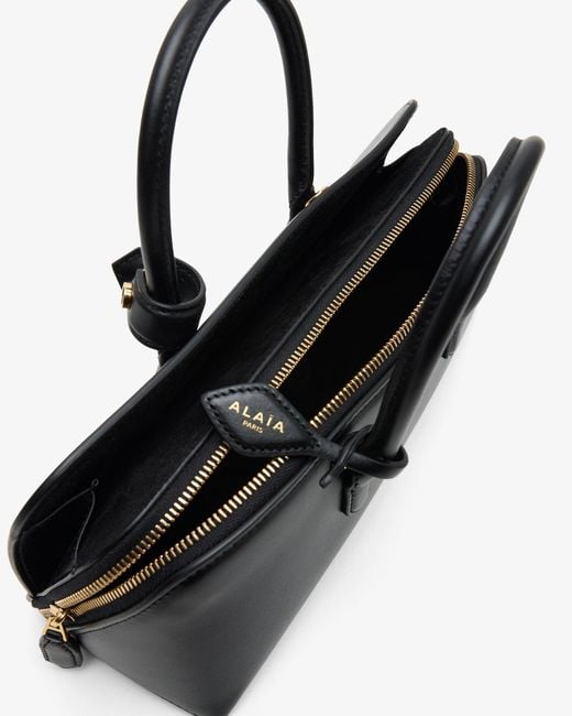 Alaïa Delta Small Black Bag