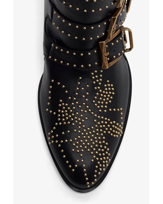 Chloé White Susan Black Boots