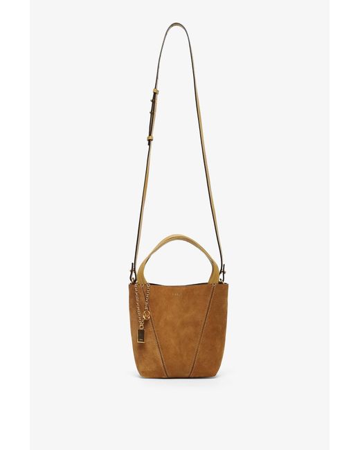 Chloé Brown Chloe Spinn Small Khaki Bag