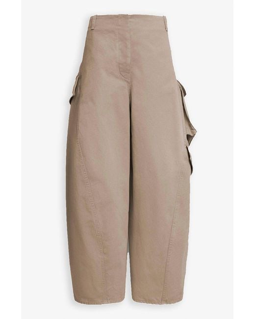 Alaïa Natural Cargo Beige Pants