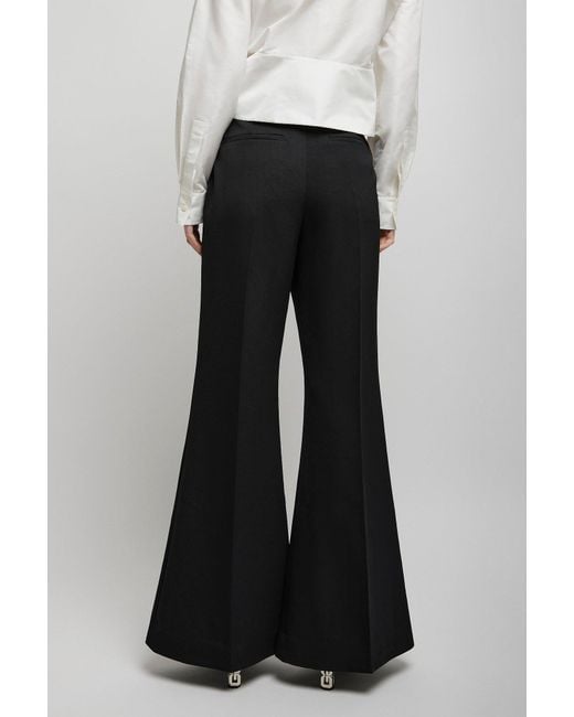 Givenchy Black Flaired Smoking Pants