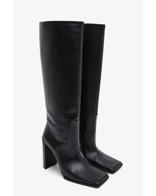 Alaïa Square 90 Black High Boots