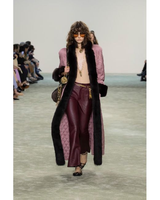 Chloé Flared Trousers In Leather