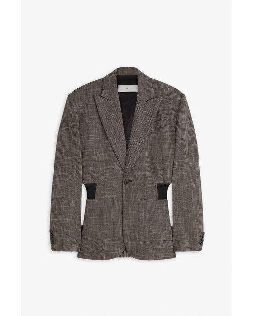 Phoebe Philo Gray Kick Tailored Greige Jacket