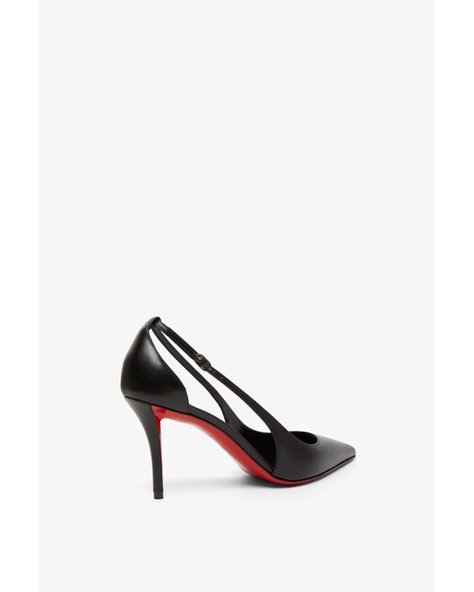 Christian Louboutin Apostrophatoric 80 Black Leather Pumps