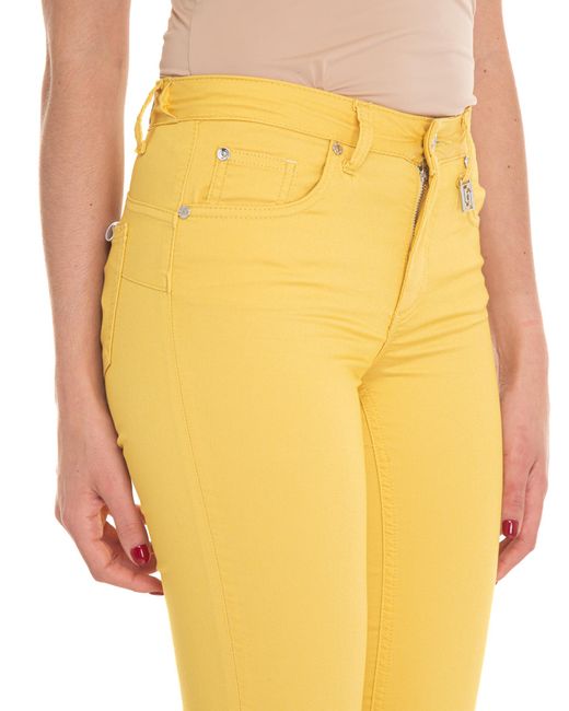 Jeans 5 tasche MAGNETIC di Liu Jo in Yellow