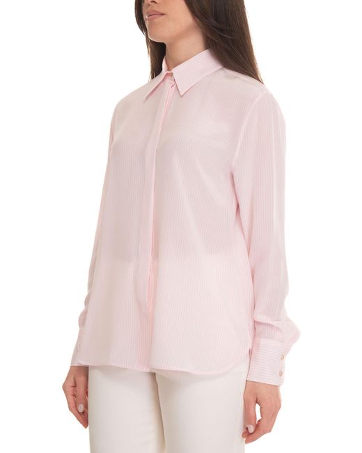 Camicia da donna in seta Gong di Max Mara Studio in Pink