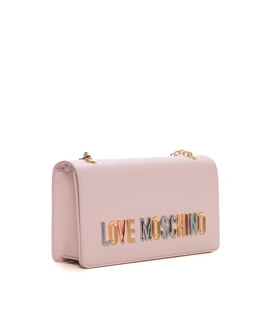 Borsa media di Love Moschino in Pink