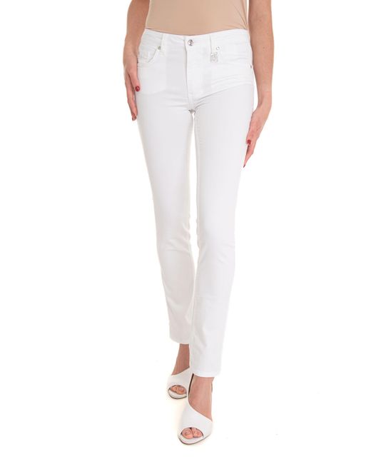 Jeans 5 tasche MAGNETIC di Liu Jo in White