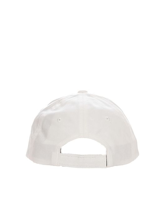 Berretto con visiera di Emporio Armani in White da Uomo