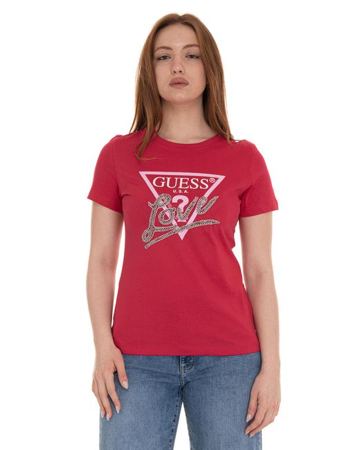 T-shirt di Guess in Red
