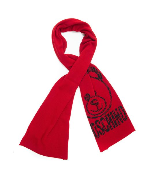 Sciarpa di Moschino in Red da Uomo