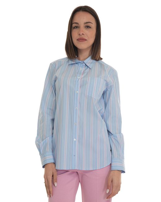 Camicia da donna in cotone Bahamas di Weekend by Maxmara in Blue